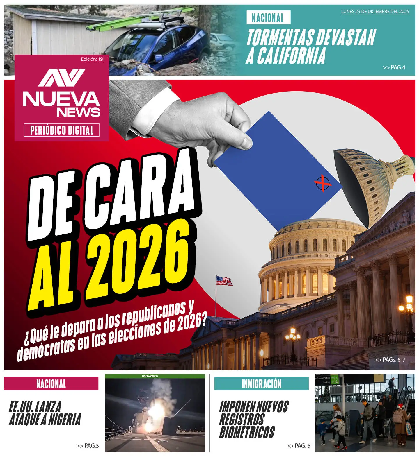 EN PORTADA: DE CARA AL 2026 ¿Qué le depara a los republicanos y demócratas en las elecciones de 2026?
